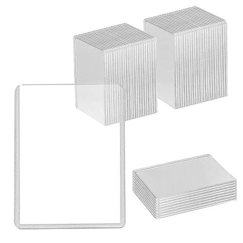 SUSWIM [Set of 20] Top Loader Card Cases, Hard Cases, Card Loaders, Card Holders, Scratch-Resistant Storage, PVC Material, Double-Sided Transparent Ca