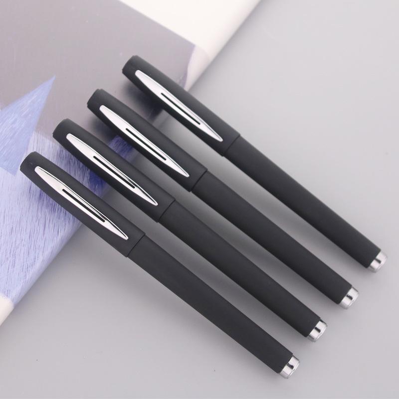 Carbon Black Logo-Print Water-Based Signature Pen with Spray Glue
