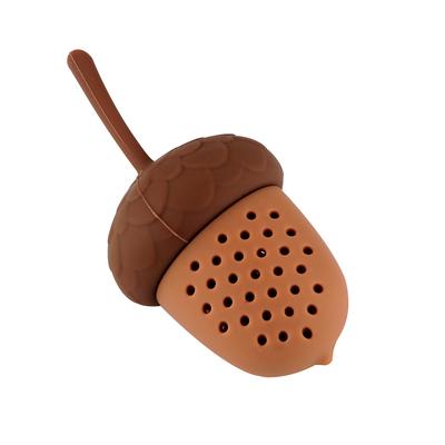 Tea Infuser Kitchen Accessories Silicone Spice Diffuser Tea Bag Strainer Gadgets Acorn Shape