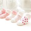 5 Paare/Set Babysocken Mädchen Jungen Druck Dick Frottee Kleidung Neugeborenen Zubehör Kinder Kleinkinder Hausschuhe Geschenk Kleidung
