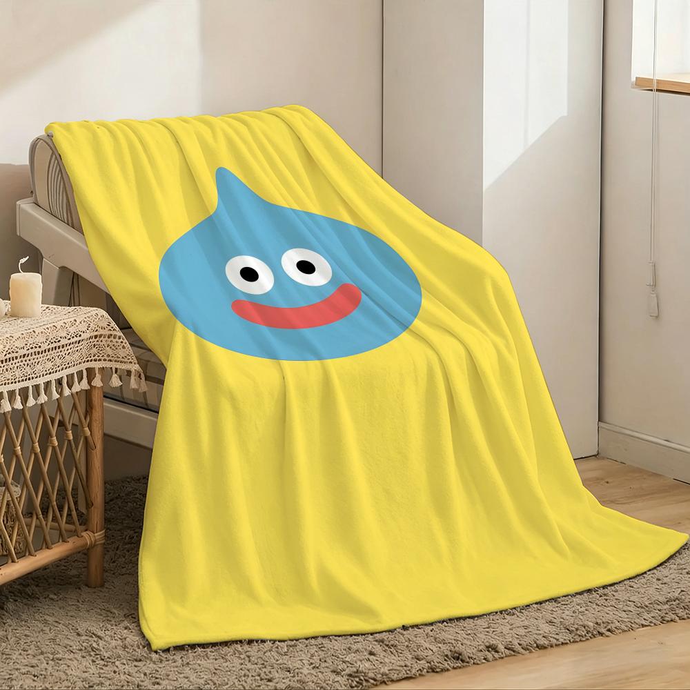 Slime MoriMori Dragon Quest Throw Lightweight 240g Flannel Blanket Soft Skin-friendly for Summer Cooling
