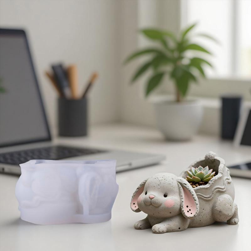 Creative Rabbits Silicone Mould For Jewelry Making And Craft Flexible Sturdy Multipurpose Resin Cement Mould