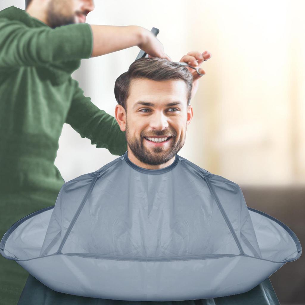 Hair Cutting Cloth 60cm Haircut Umbrella Catcher Barber Styling Cape Unisex Hair Cutting Accessories with Adjustable Neck Size