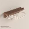 Handun Walnut Wood Multi-functional Bathroom Tissue Holder