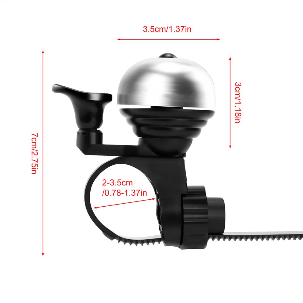 

Bike Bell Cycling Horn Loud Sound Crisp Sound Alert Bell For Mountain Bikers Trail Users Students City Cyclists Busy Streets чистий