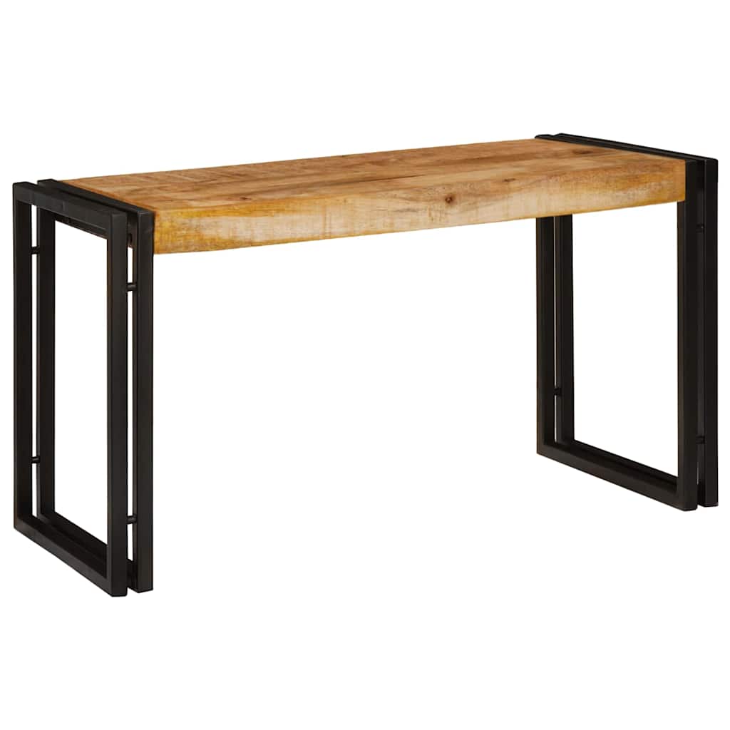 Nesting Tables Set of 3 Solid Mango Wood and Metal