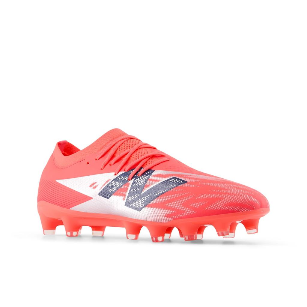 New Balance FURON PRO HG V8 MP8 Soccer Size 2E Men's (RED/SILVER) Shoes, 29.0 cm,