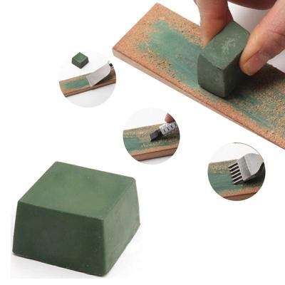 Pâte de polissage verte, fine, abrasive, pour polissage, pour lames métalliques, 1 pièce