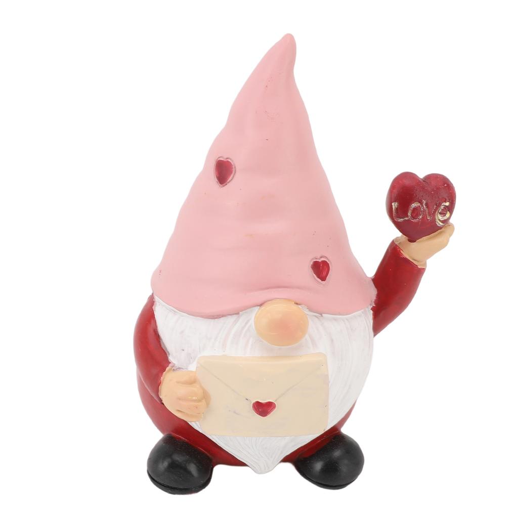 Gnome Statue Sweet Resin Gnome Figurine for Home Wedding Party Holiday Decorations Anniversary Gift