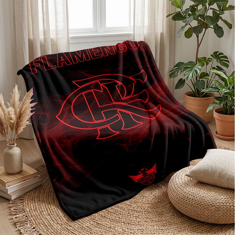 Flamengo Theme blanket Soft Flannel Blanket Plush Throw Blanket Cozy Sofa Bed Blanket for Home Decor