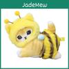 Entzückendes japanisches Cartoon-Stil Bienenkatzen-Stofftier Weiches und kuscheliges Kuscheltier