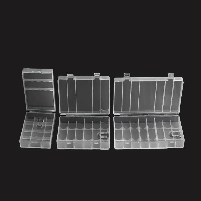 4/6/8/10 Grid 5/7 Battery Storage Box Transparent Portable Storage Box Jewelry Box Screw Box Parts Box Tool Box