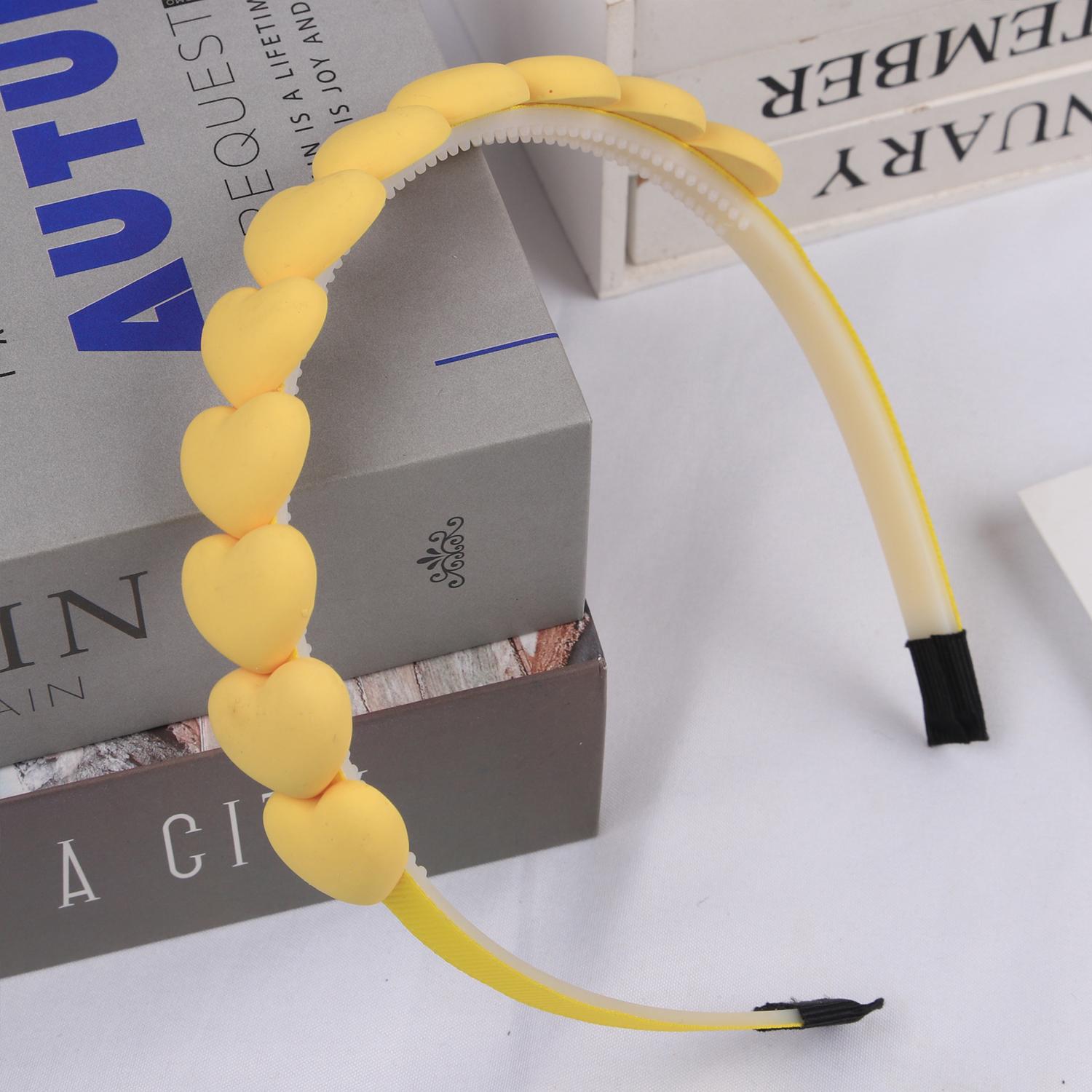 

1 шт. Повязки на голову с сердечками для девочек, пластиковые ободки для волос, повязка на голову в форме сердца, детская повязка на голову, головной убор, модные аксессуары для волос