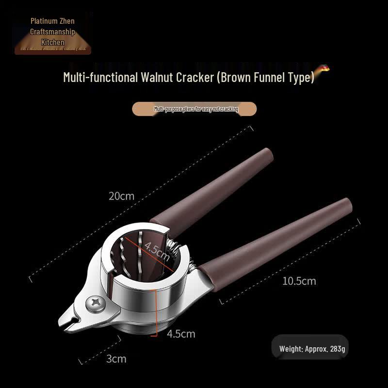 Stainless Steel Multi-functional Nut Cracker