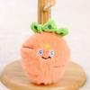 Watermelon Apple Eggplant Garlic Carrot Plush Keychain For Girls Accessory Bag