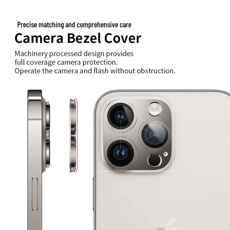 Apple 16 Eagle Eye Full Coverage Lens Film for iPhone 15 Pro Max - Anti-Original Corning Glass.
