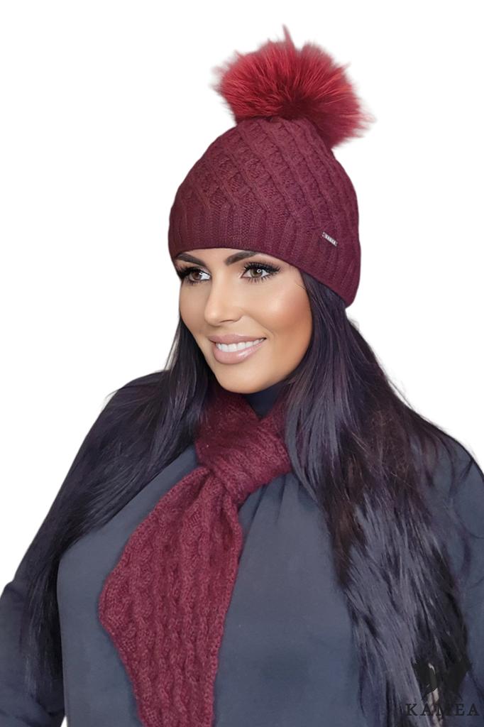 Shakti Women' Hat Burgundy Color