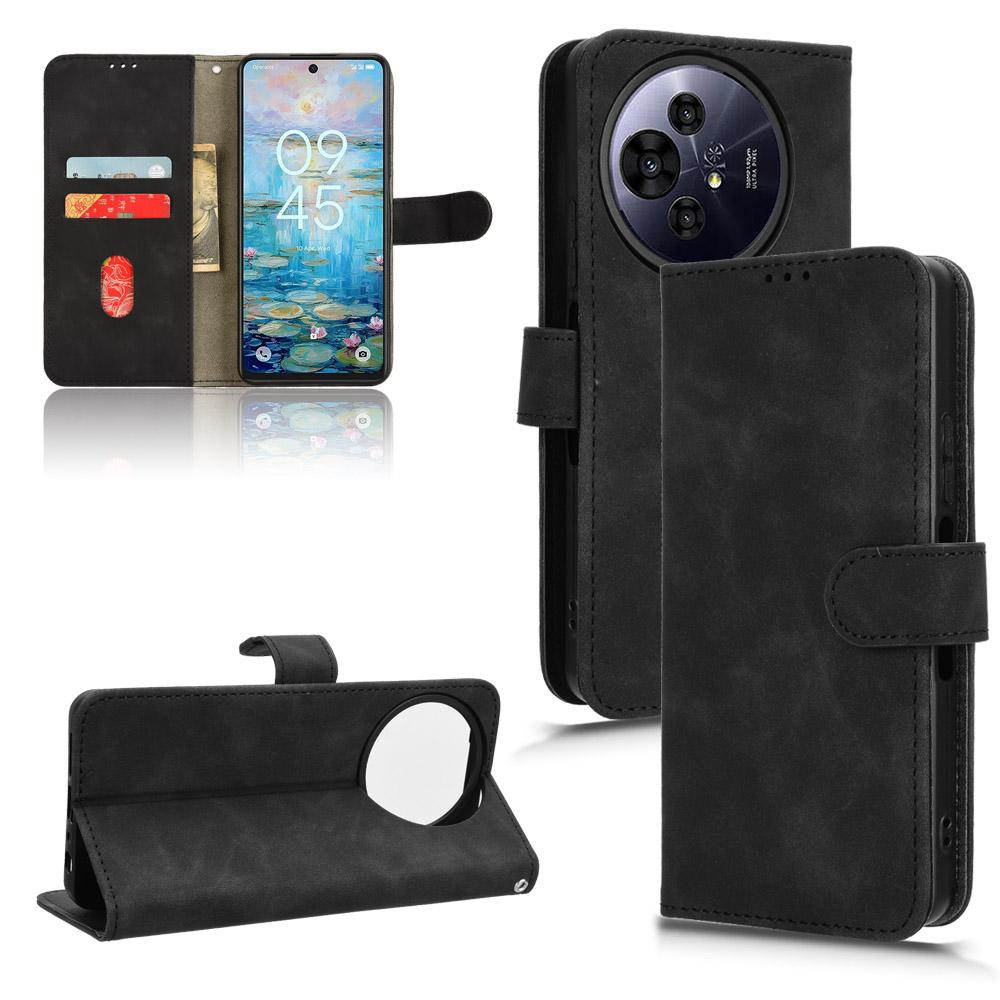 For TCL 60 XE Leather Case Skin Feel Anti Drop Wallet Flip Phone Cover