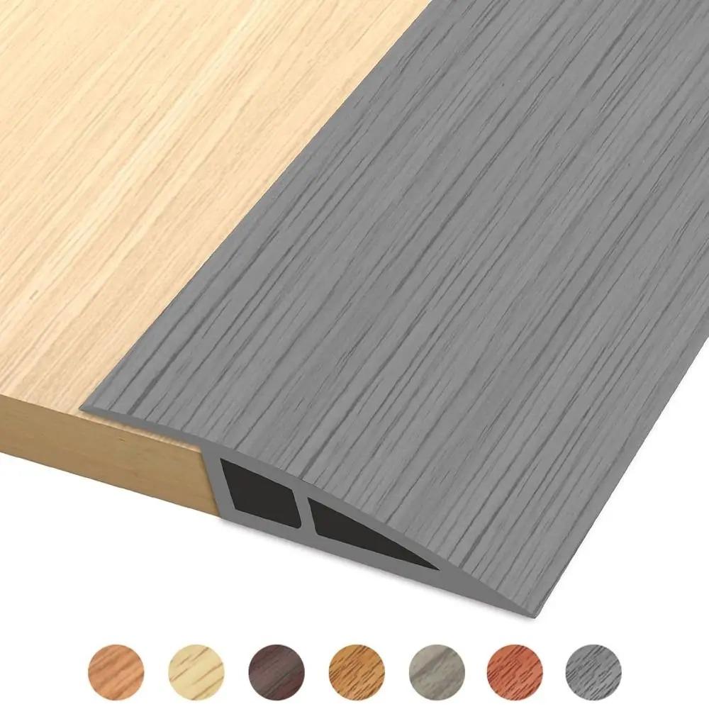 1pc Carpet To Tile Floor Transition Strip Wear-resistant Self Adhesive Edging Trim Strip Household Cuttable Threshold Cover Door