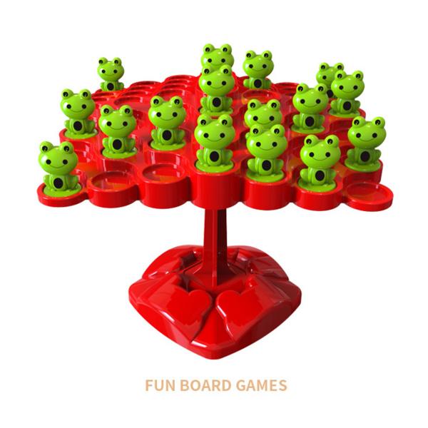 Holiday game, family game, frog balance game, balance, concentration improvement, stress relief, board game
