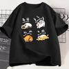 Funny Lazy Cat Print TShirt Unisex Unisex Cat Lover ONeck Short Sleeve T Shirt Loose Fashion Unisex OverSized TShirts Tops Cotton