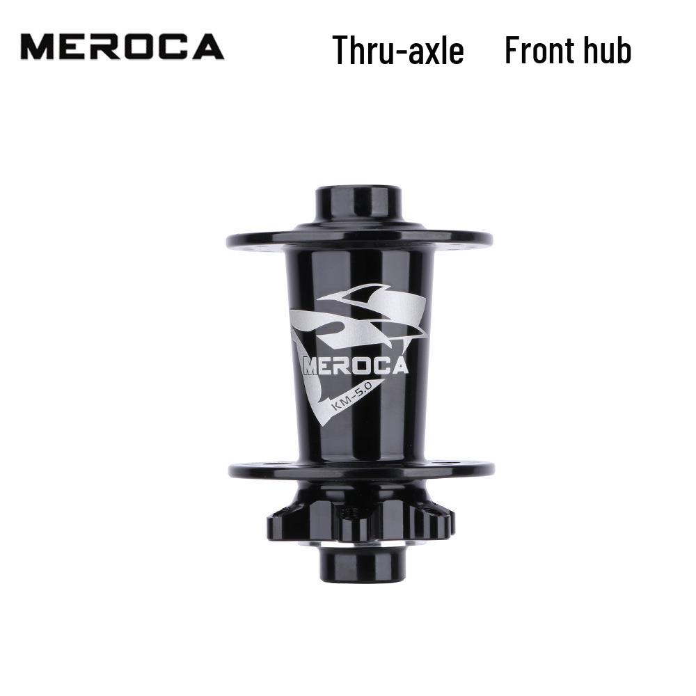 

MEROCA Mountain Bike Disc Brake Hub Set: Front 2 Rear 5 Bearings, Quick Release, 32 Hole, Six-Bolt.