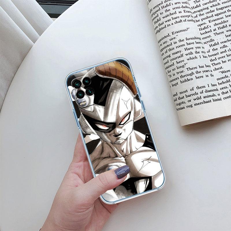 Dragon Ball Freeza Transparent Phone Case for Motorola Moto Edge Plus G200 G23 E13 E15 E20 E30 G62 G71 G72 G75 G24 G15 Power