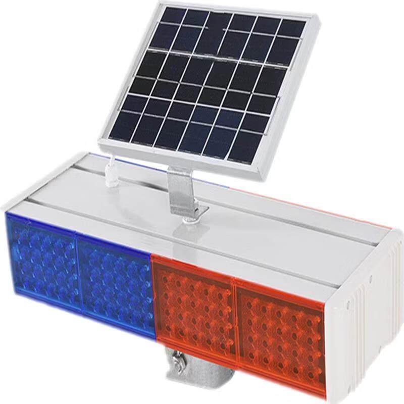 Solar Powered LED Traffic Flashing Warning Light
