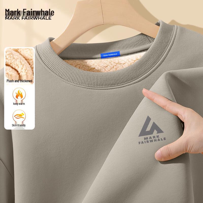 Mark Fairwhale Men s Fleece-Lined Round Neck Sweatshirt XL