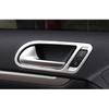 Fit For Volkswagen Tiguan 2010-2016 Inner Door Handle Cover Trim 4PCS Silver ABS
