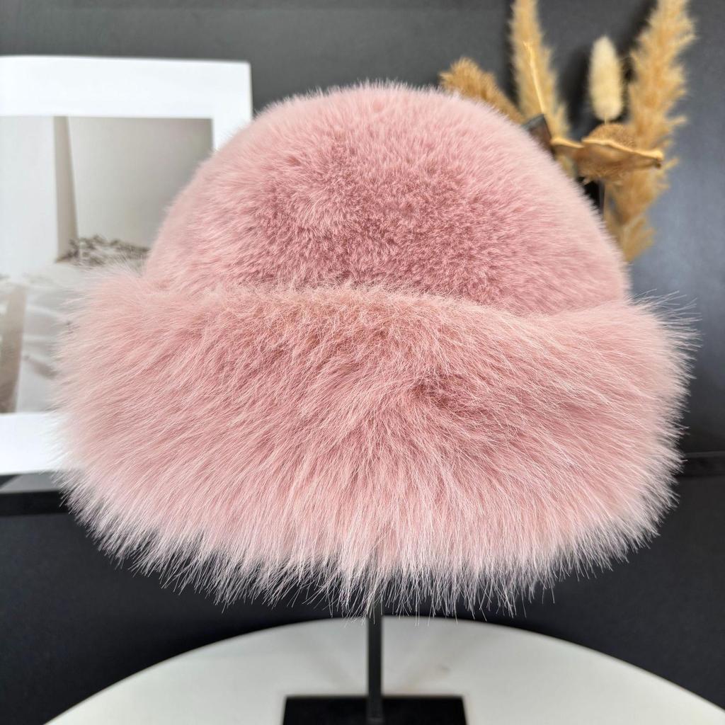 Mongolian Faux Leather Plush Hat - Winter Warmth & Ear Protection
