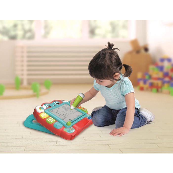 Tableau interactif pour enfants - Clementoni - Jeu 2 en 1 - Centre d'activités électroniques - À partir de 18 mois