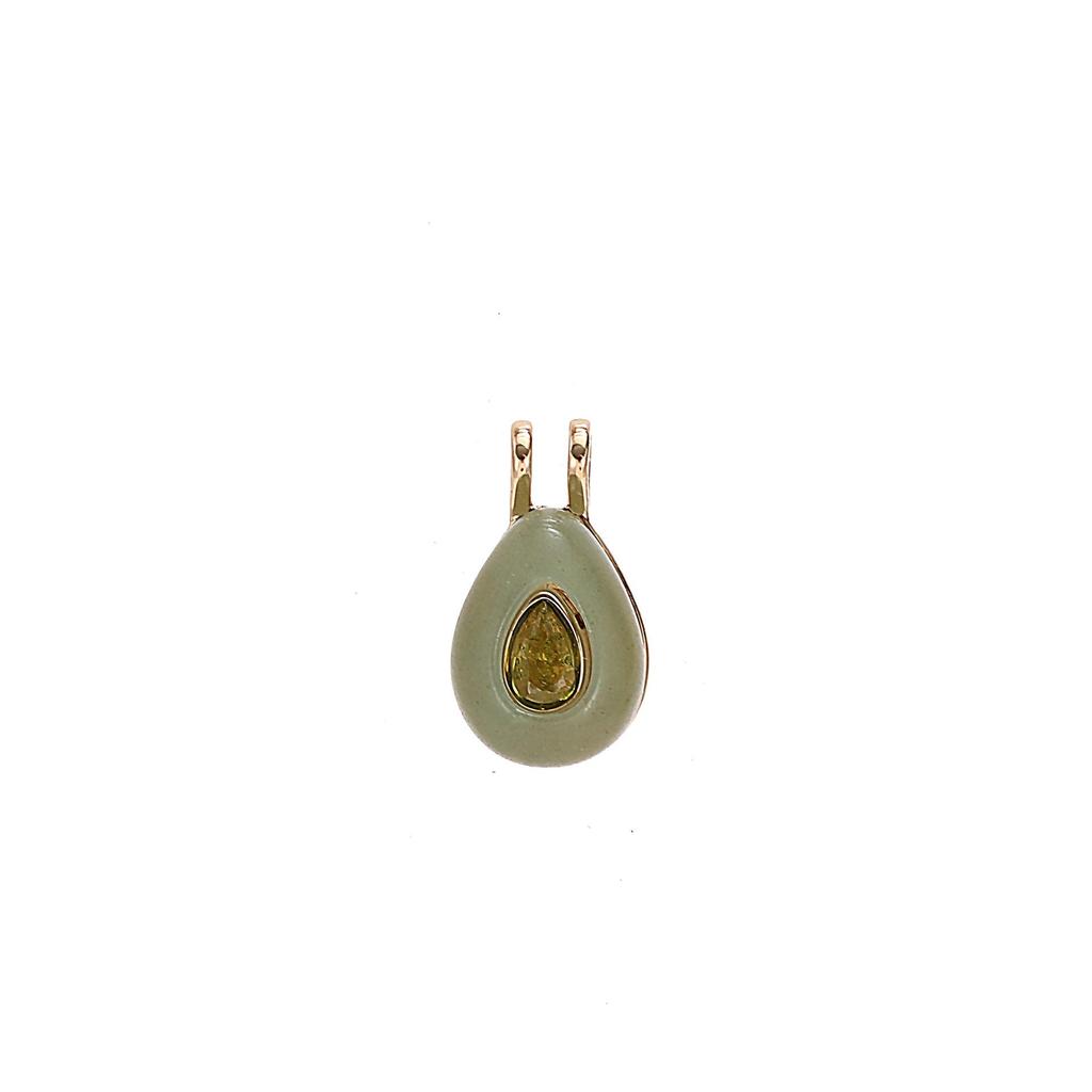 European and American Zodiac Stones Necklace with Colorful Zirconia Ornaments and Crystal Copper.