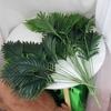 Green Artificial Palm Tree Tropical Plants Fake Palm Leaves  Living Room