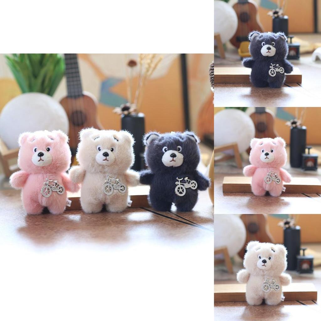 Adorable Bear Plush Doll With Pp Cotton Filling For Bag Charm And Collectors