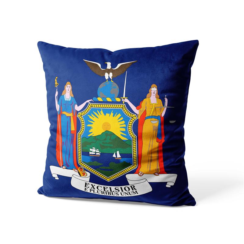 Aertemisi 18'' X 18'' New York Square Throw Pillow Cushion Covers Cases Pillowcases For Sofa 45Cm X 45Cm