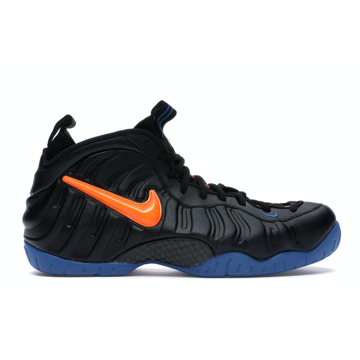 

Мужские кроссовки Nike Air Foamposite Pro Knicks Orange Black Battle-Blue-Total-Orange 624041-010