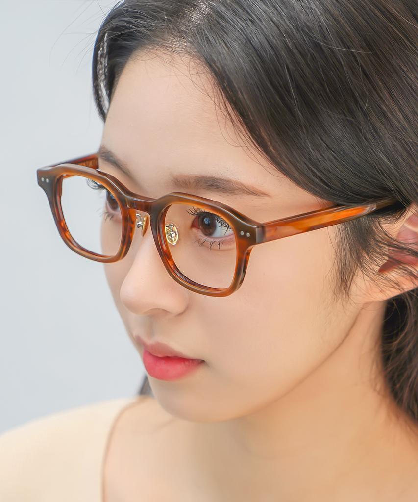 Sodamon Acetate Horn-Rimmed Eyeglass Frame Ht957 Choose 1 Of 5 (Unisex)