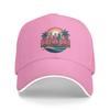 Haiti Flag Emblem Distressed Vintage  Sandwich Cap Fitted  Cap Sun Hats Adjustable Polyester Baseball Cap High Quality