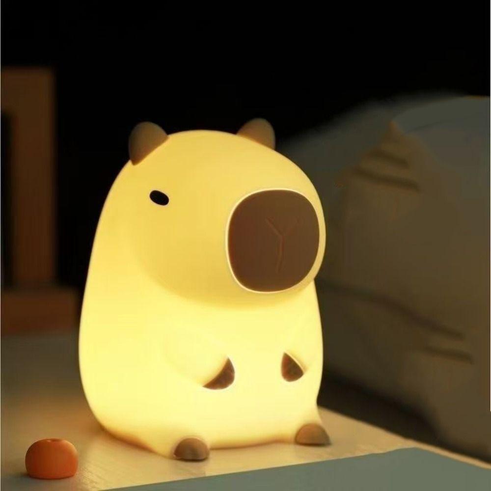 Adorkable Silicone LED Lamp Timing Function Animal Lamp Touch Sensor Nightlight  Bedside Table