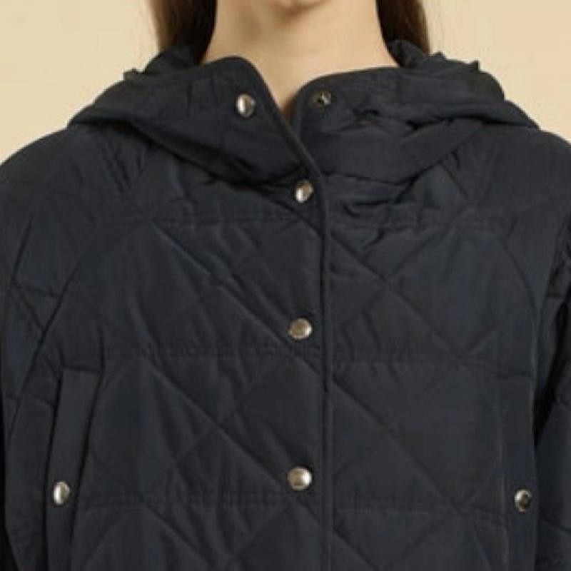 Bcbg Short Sleeve Hooded Quilted Jumper B6s1r175