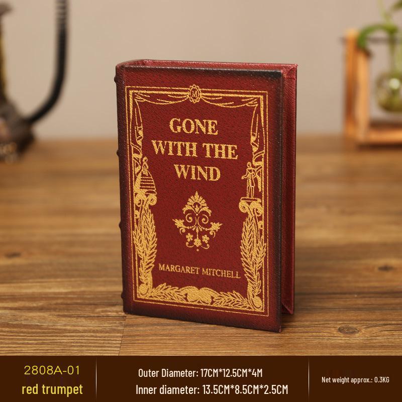 

European Retro Faux Book Decor for Study, Bookshelf, and Photography Props