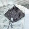 Triangular Hollow Knitting Headband Multicolor Hair Band Crochet Triangle Headscarf  Travel Beach