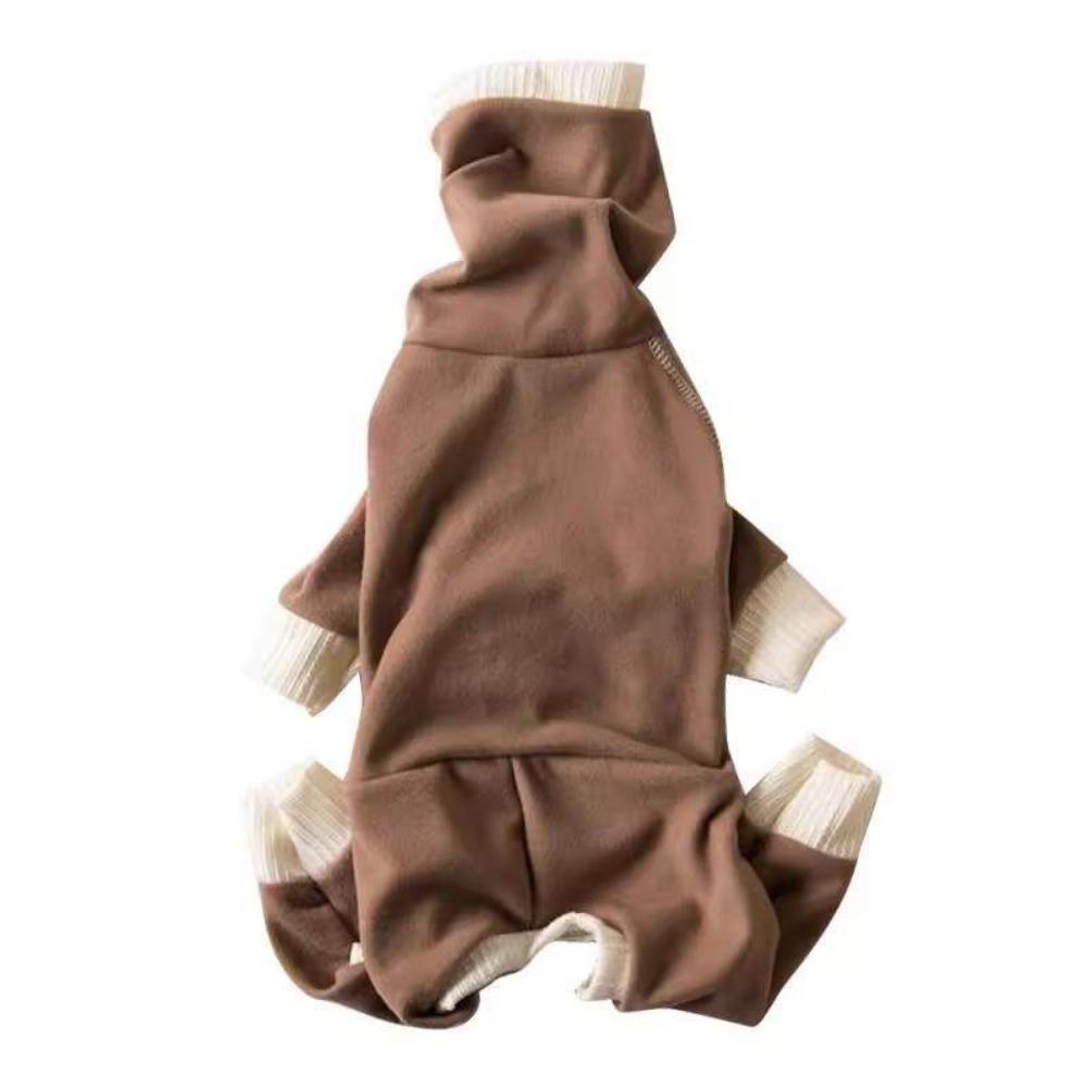 Winter Soft Cotton Dog Jumpsuits,Warm Dog Pajamas Rompers For Whippet Italian Greyhound - Four Legs & Elastic Cotton,For Big Dog