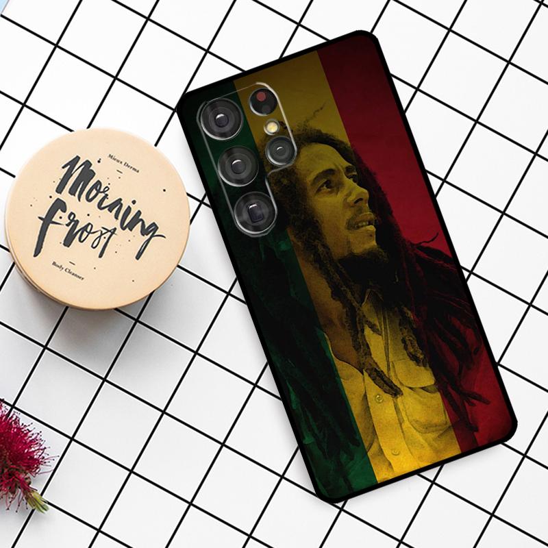 Reggae Bob Marley Case For Samsung Galaxy S24 FE S21 S22 S23 S25 Ultra S9 S10 Plus S20 FE S25 FE Phone Cover
