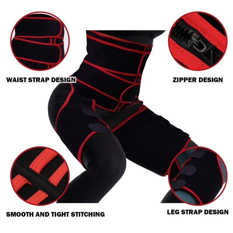 1 3 And 1 Body Shaper Waist Thigh Trimmer Postpartum Waist Lift Hip Training Shaper Belt For Women Slimming