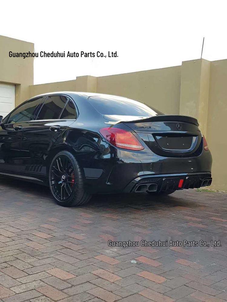 Modified Mercedes-Benz E-Class W213 AMG Brabus E63 Quad Exhaust Tailpipe