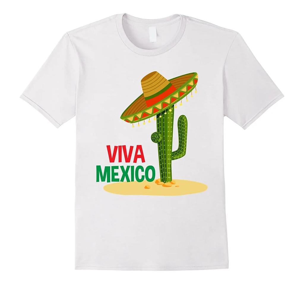 Viva Mexico Mexikanische Flagge T-Shirt. Sommer Baumwolle Kurzarm O-Ausschnitt Herren T-Shirt Neu S-3XL