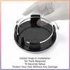 4Pcs 56MM Car Emblem Wheel Center Hub Cap Covers Auto Rim Cover For Tesla Model S Model X Model Y Model 3 Roadster SpaceX Accessory