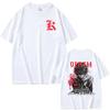 Unisex Cartoon Oversized Fashion Streetwear TShirt with Light Yagami Print from Anime Death Note Unisexga Unisex And Unisex Tshirt